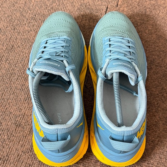 Hoka One One Arahi 4 Mens Running Shoes Blue Yellow Stability Sneakers Size 10 main image 7